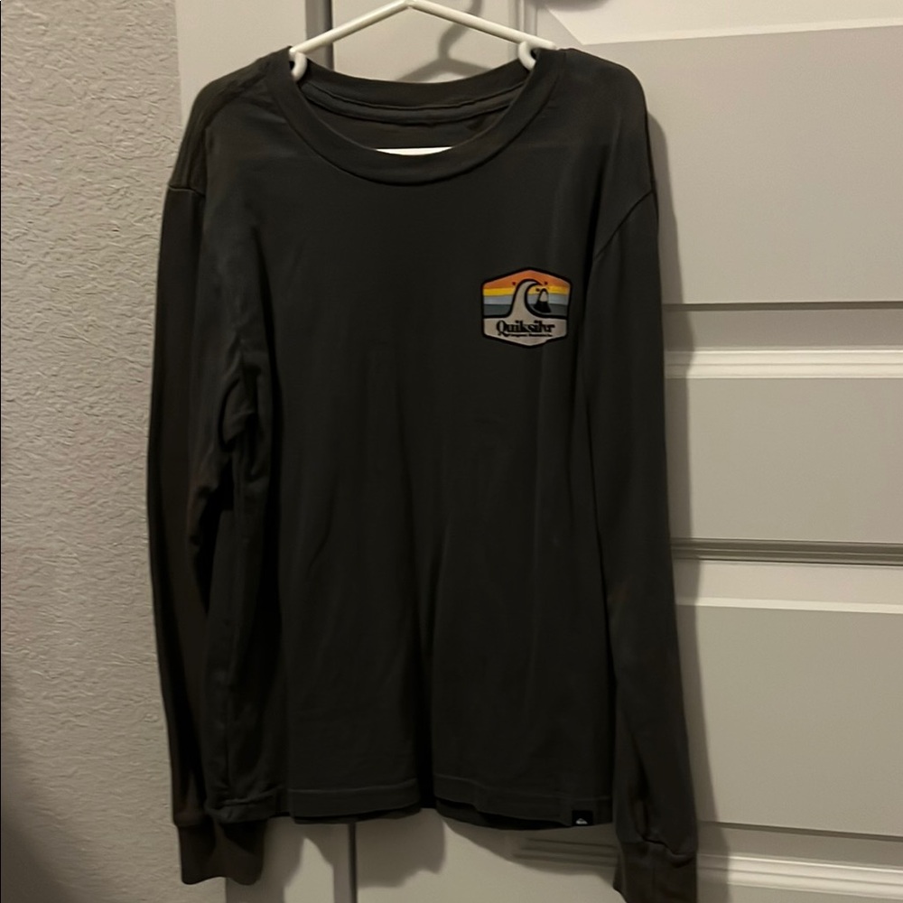 Quiksilver Charcoal Long Sleeve Tee